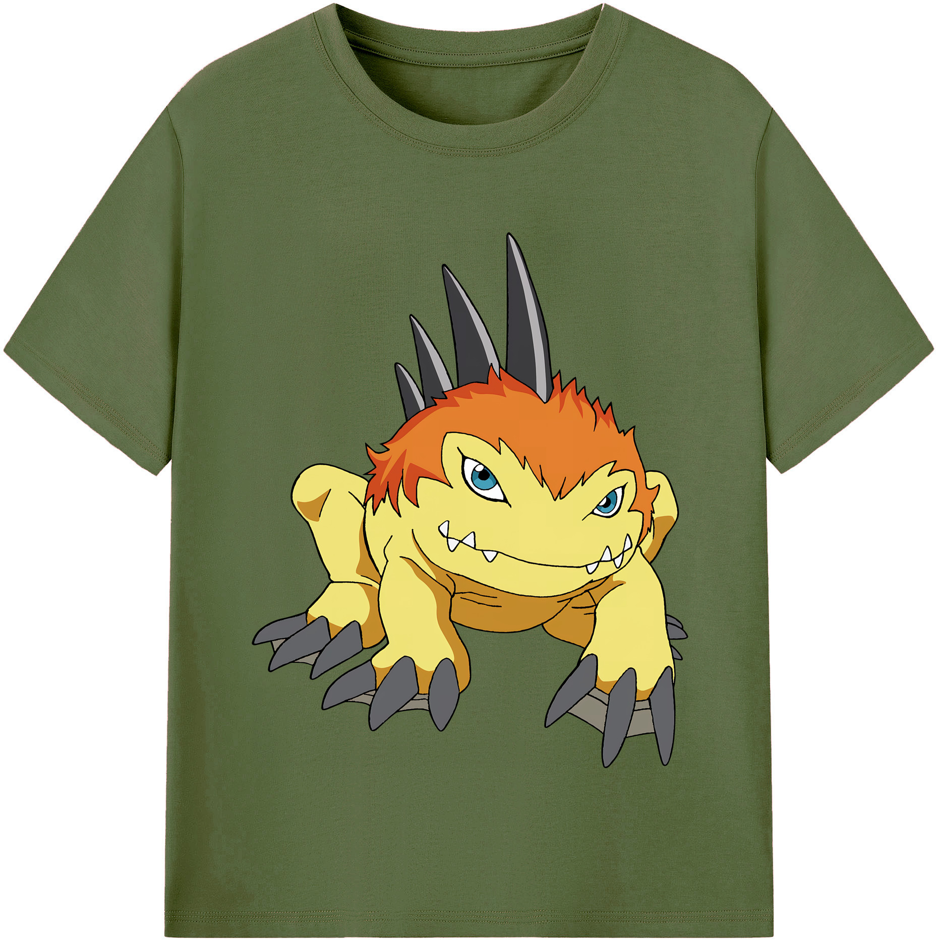 （画像用） Digimon デジタルモンスター/デジモン 綿100％半袖Tシャツ（フロントプリント）
